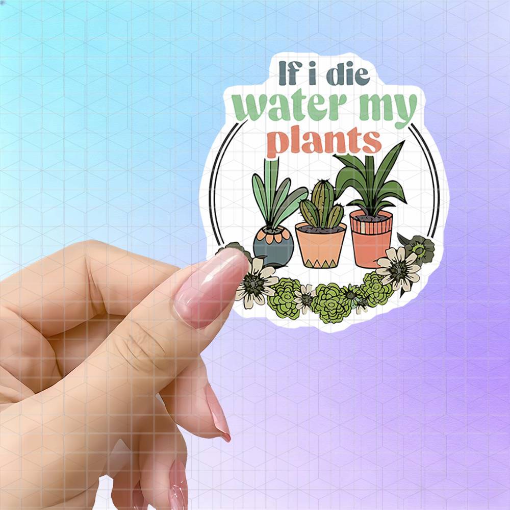 The Plant Parent - Наклейка из винила с матовым покрытием