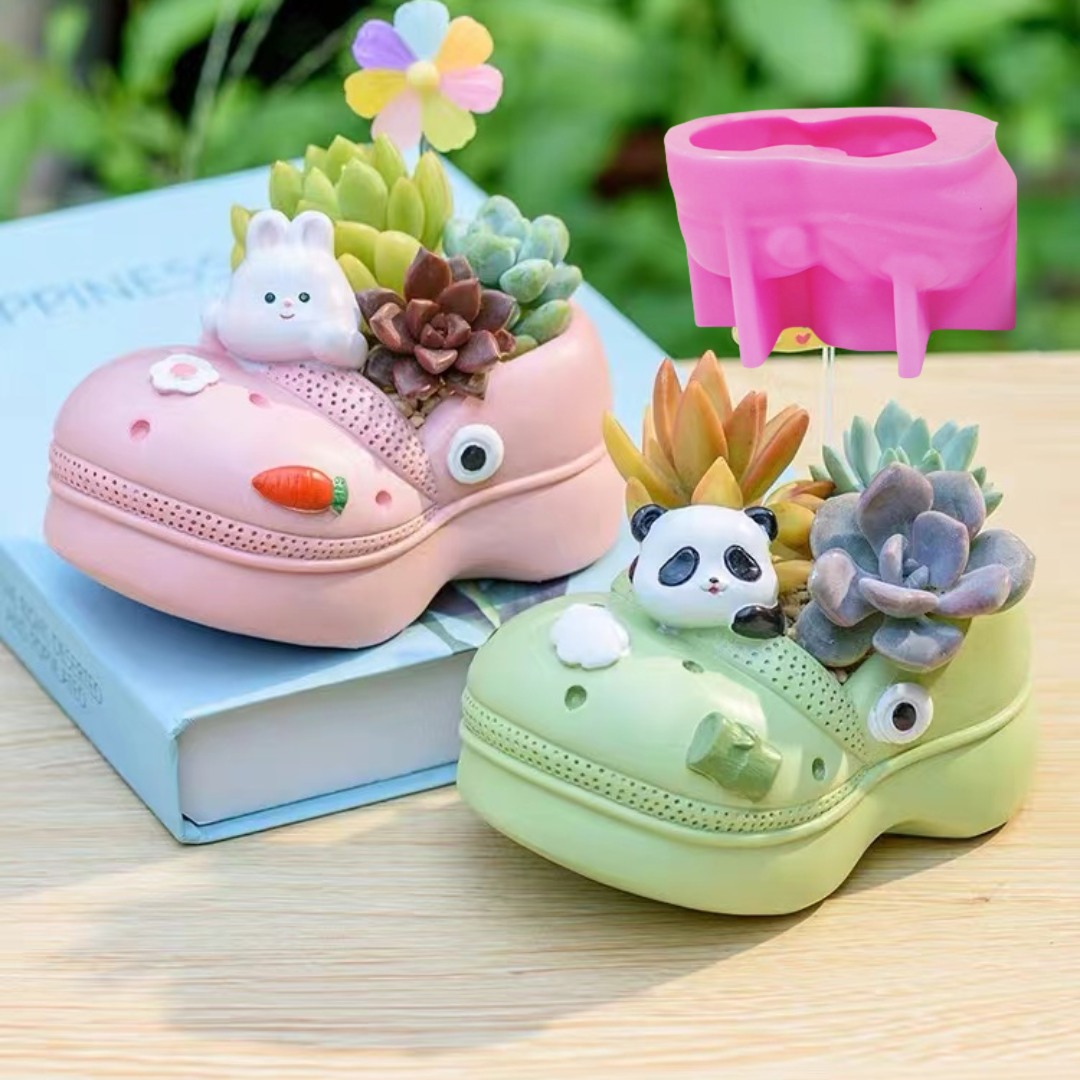 3D тапочки в виде животных, го – обзор и цена Succulent Set