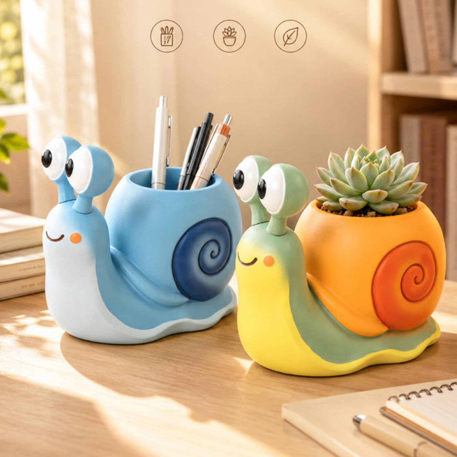 Кашпо в форме улитки, подставк – обзор и цена Succulent Set