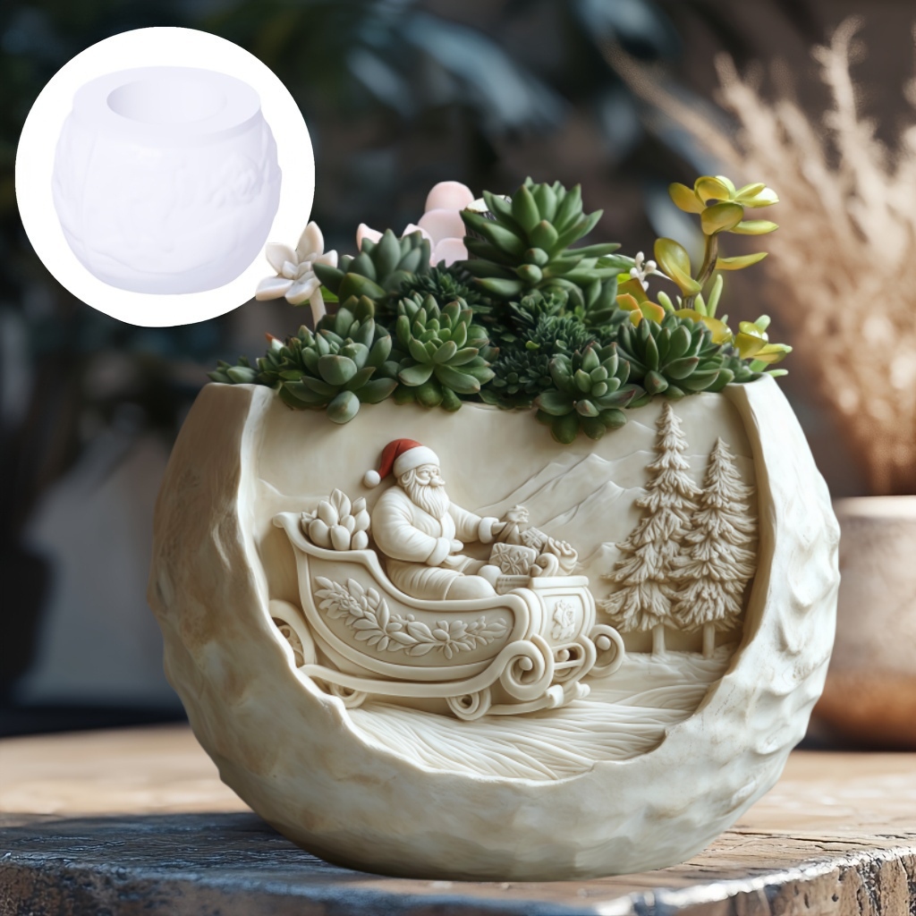 Кедровые сани Санта-Клаус рель – обзор и цена Succulent Set