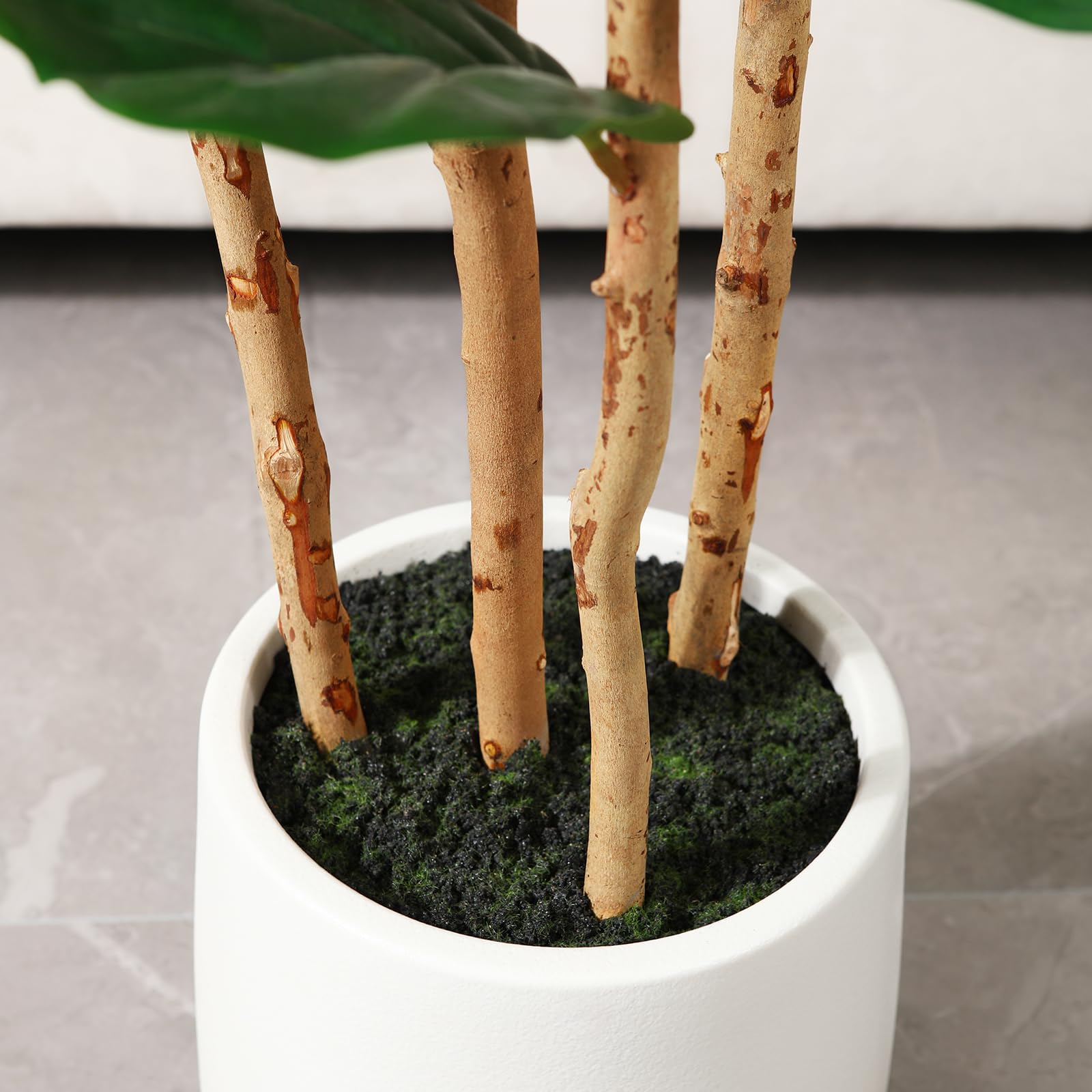 Искусственное дерево фикуса с  – обзор и цена Fiddle Leaf Fig