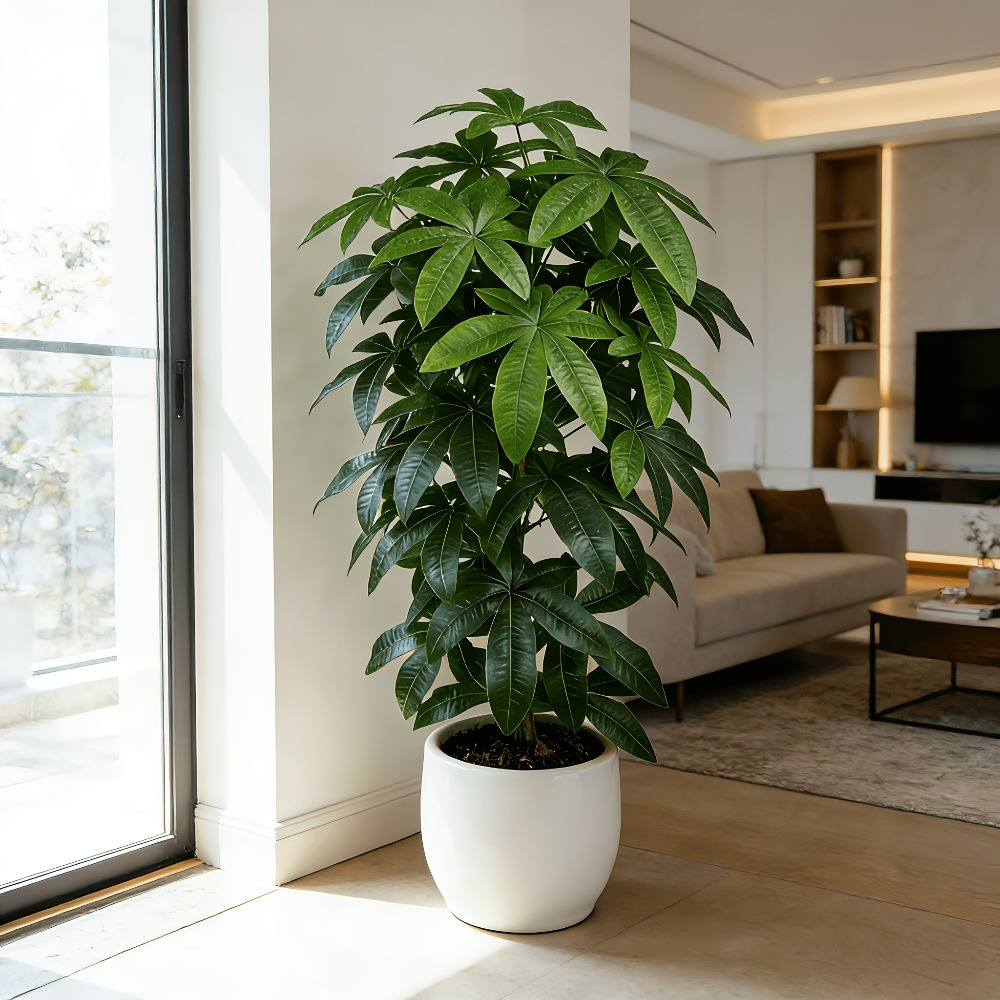 Искусственное денежное дерево  – обзор и цена Fiddle Leaf Fig